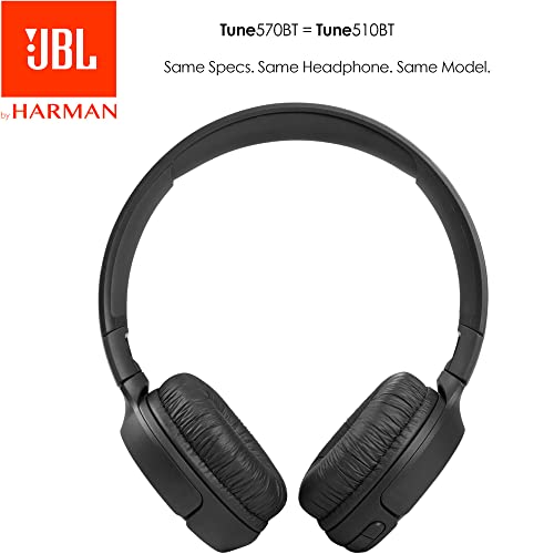 JBL Tune 570BT Black On-Ear Wireless Bluetooth Headphones with Pure Bass
| JBL Tune 570BT Black Bluetooth Headphones fo